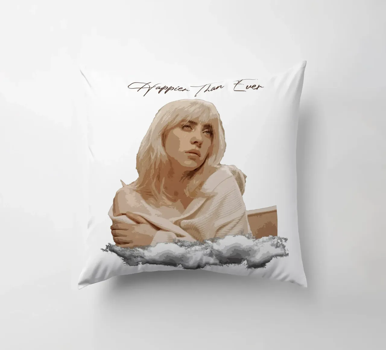 Billie Eilish Happier than ever cuscino da TwinWalk