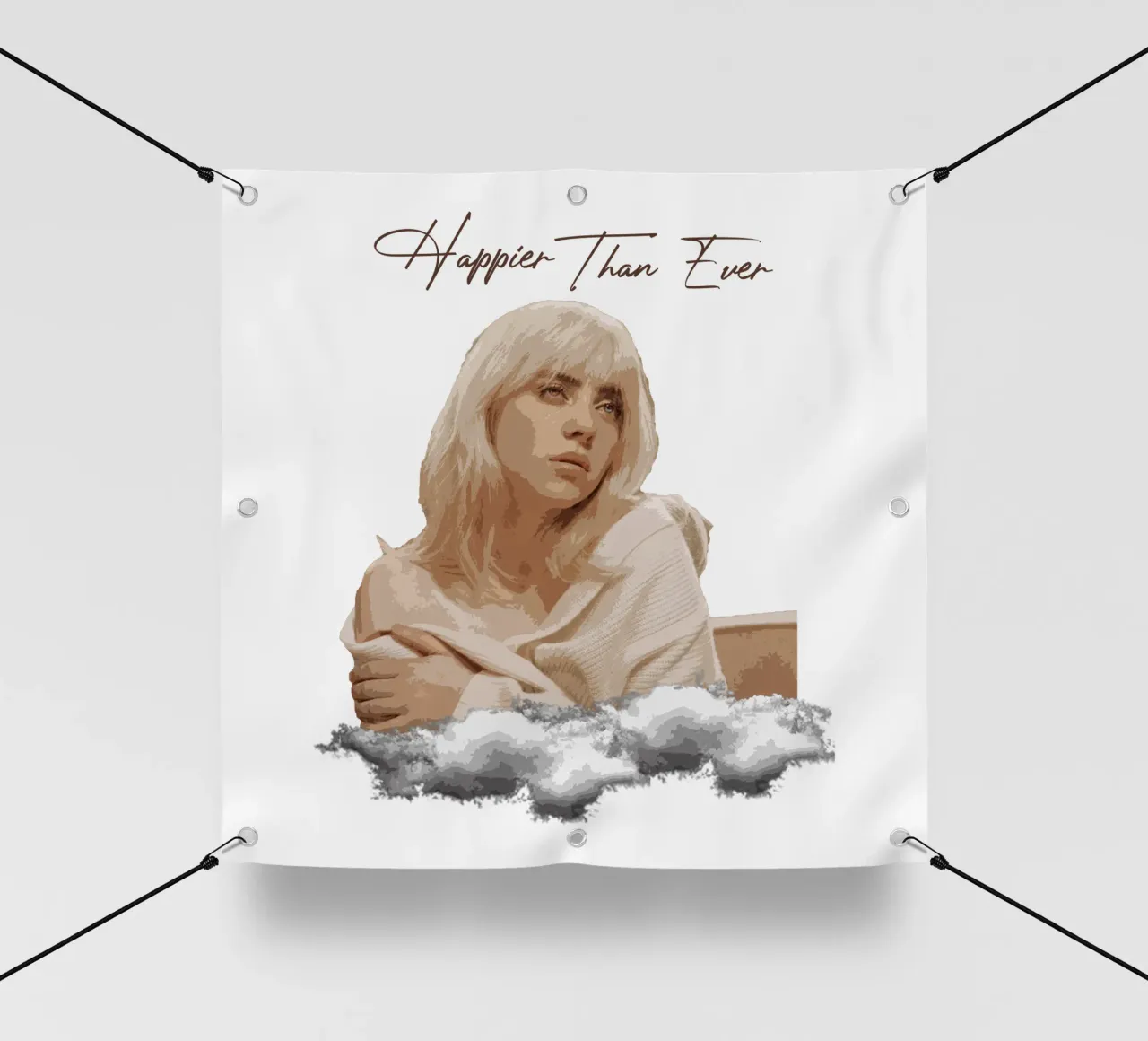 Billie Eilish Happier than ever telo in pvc da TwinWalk