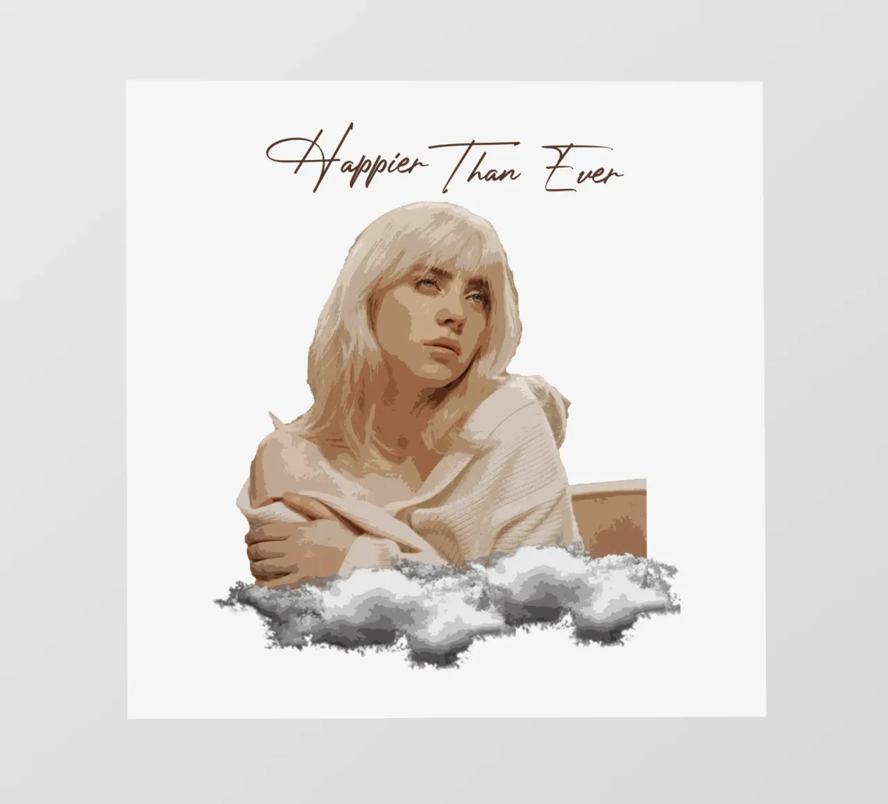 Billie Eilish Happier than ever telo in pvc da TwinWalk
