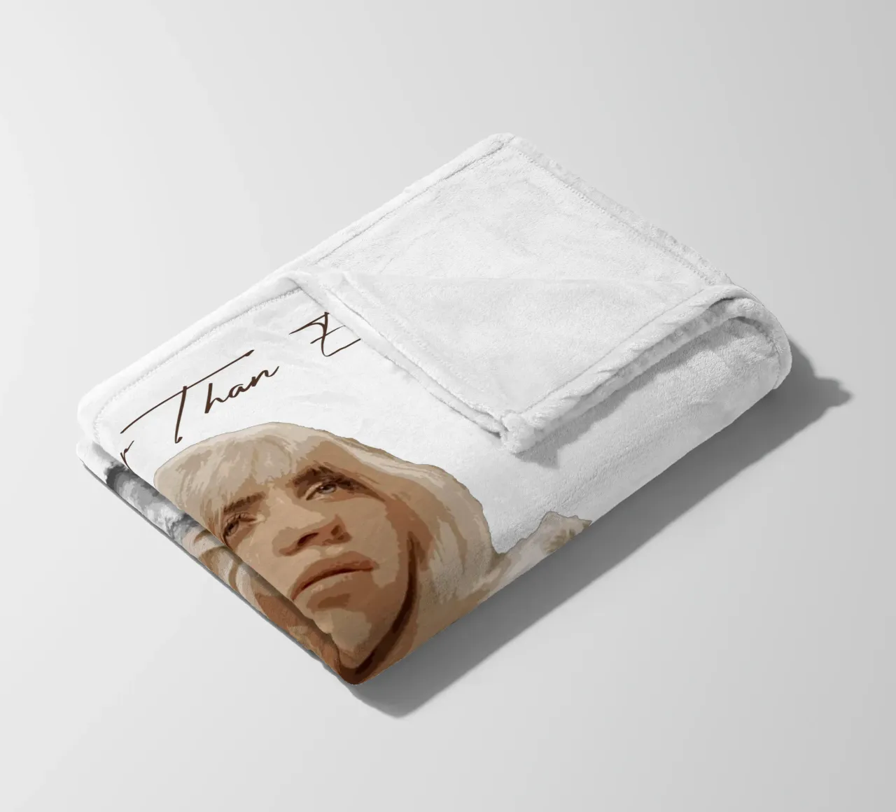 Billie Eilish Happier than ever coperta in pile da TwinWalk