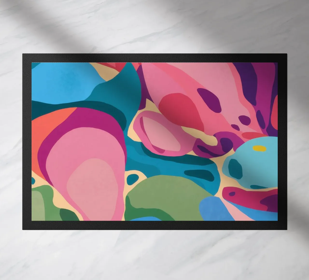 Feline Abstract Dream doormat by Dream Gesso