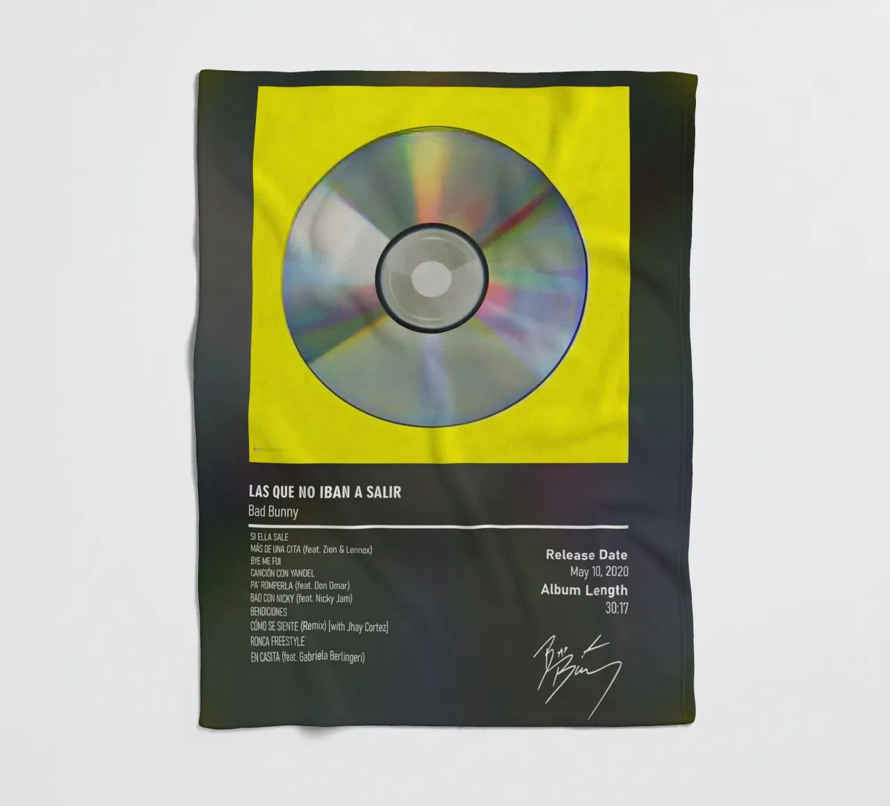 LAS QUE NO IBAN A SALIR (2020) by Bad Bunny coperta in pile da DGUnder