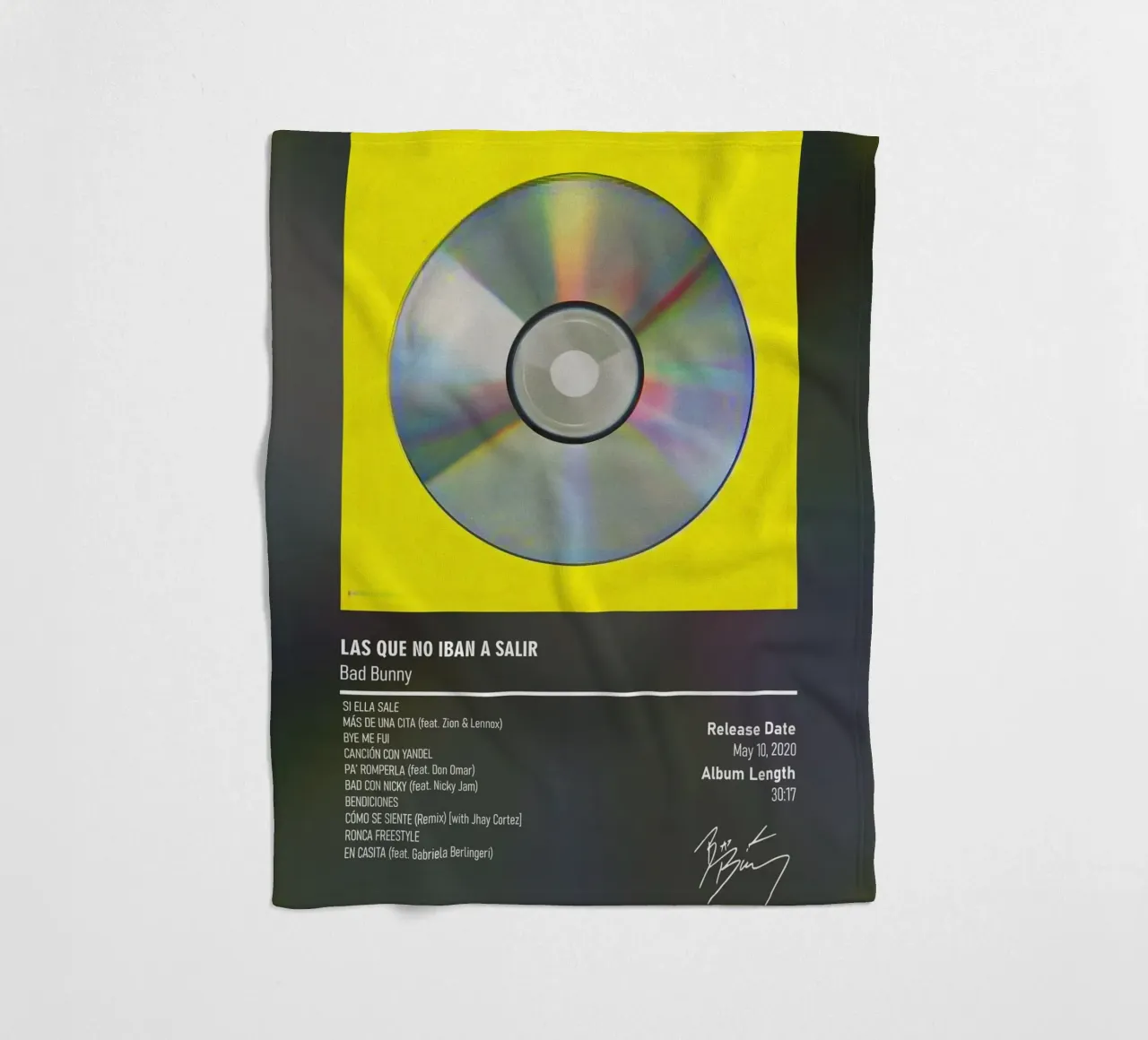 LAS QUE NO IBAN A SALIR (2020) by Bad Bunny coperta in pile da DGUnder