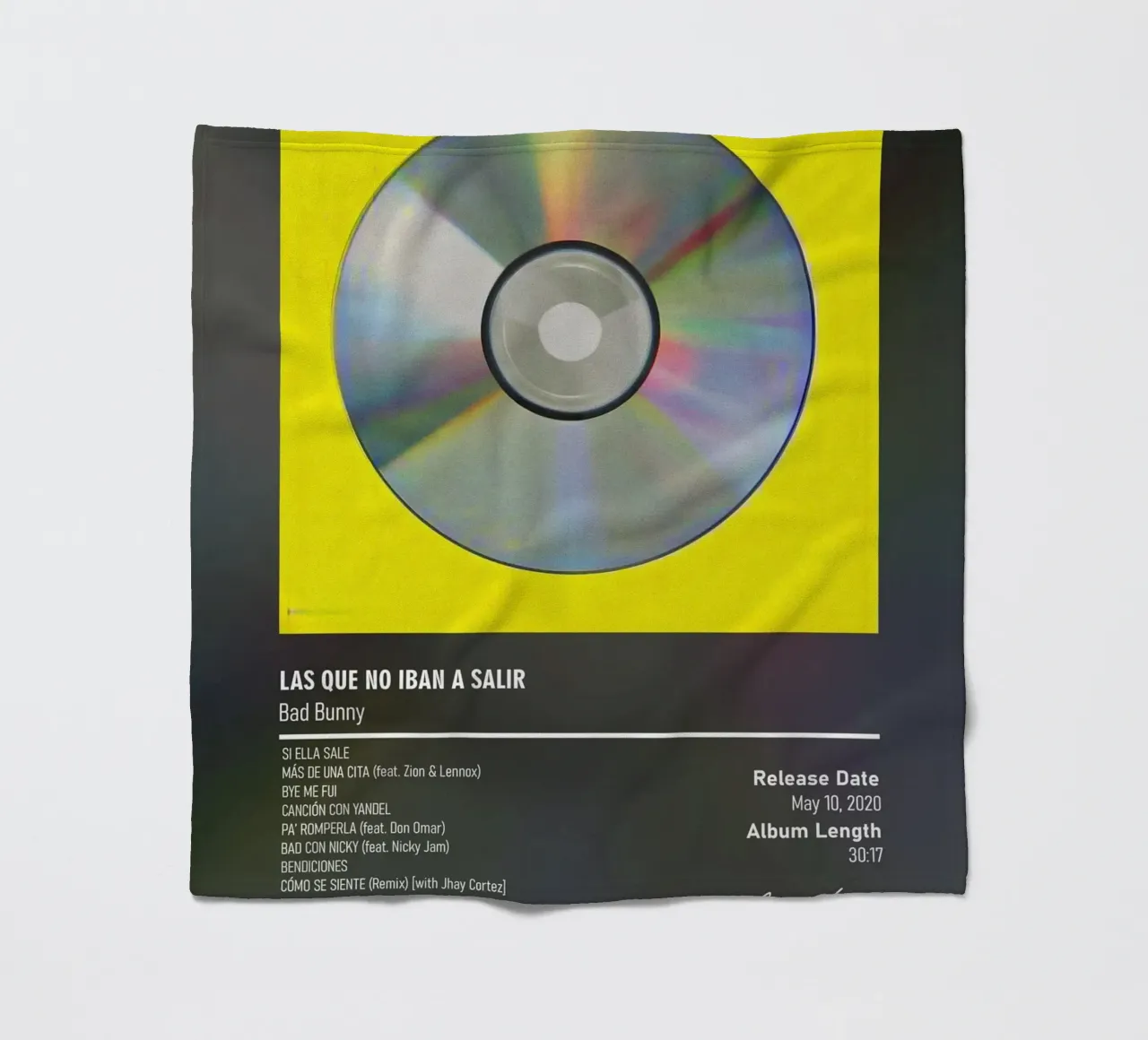 LAS QUE NO IBAN A SALIR (2020) by Bad Bunny coperta in pile da DGUnder