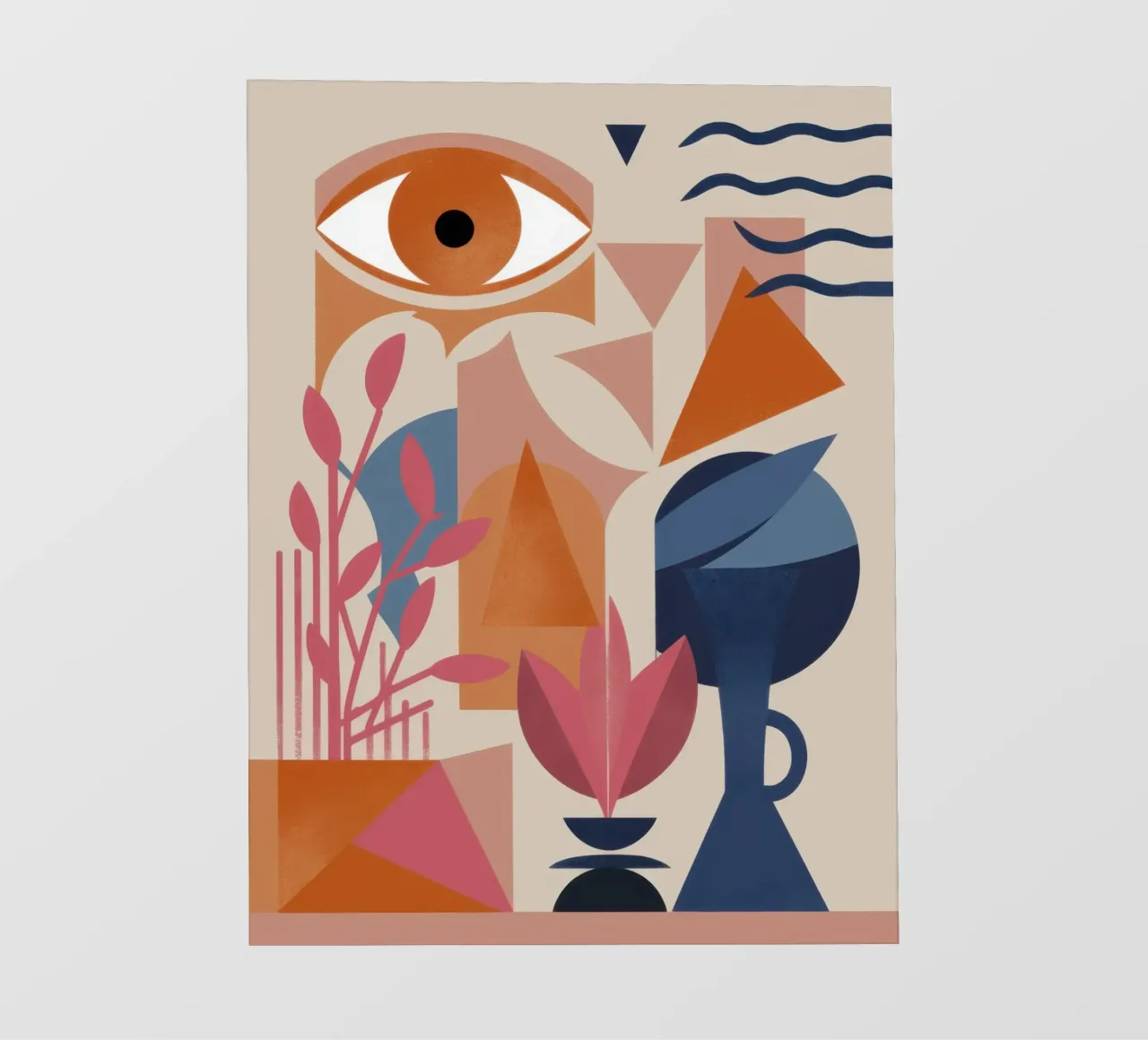 Occhio vigile cubista pellicola backlit da Dream Gesso