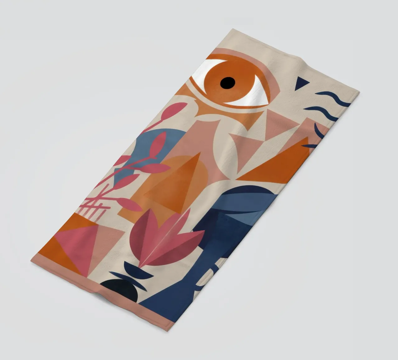 Occhio vigile cubista telo mare da Dream Gesso