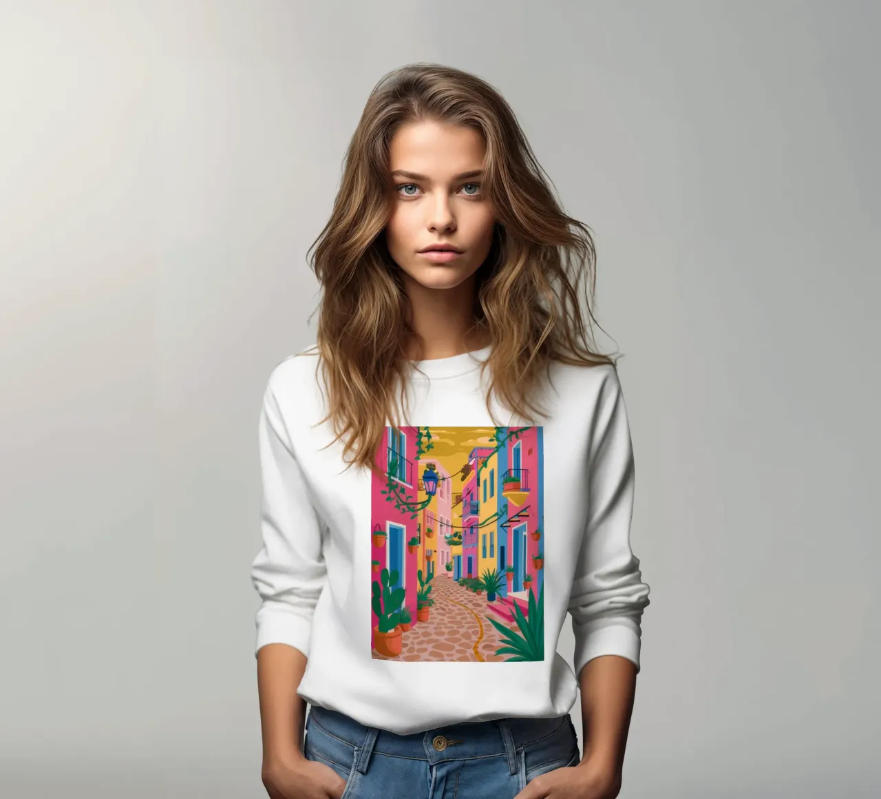 Cascata di colori di ciottoli felpa da Monuments Fire