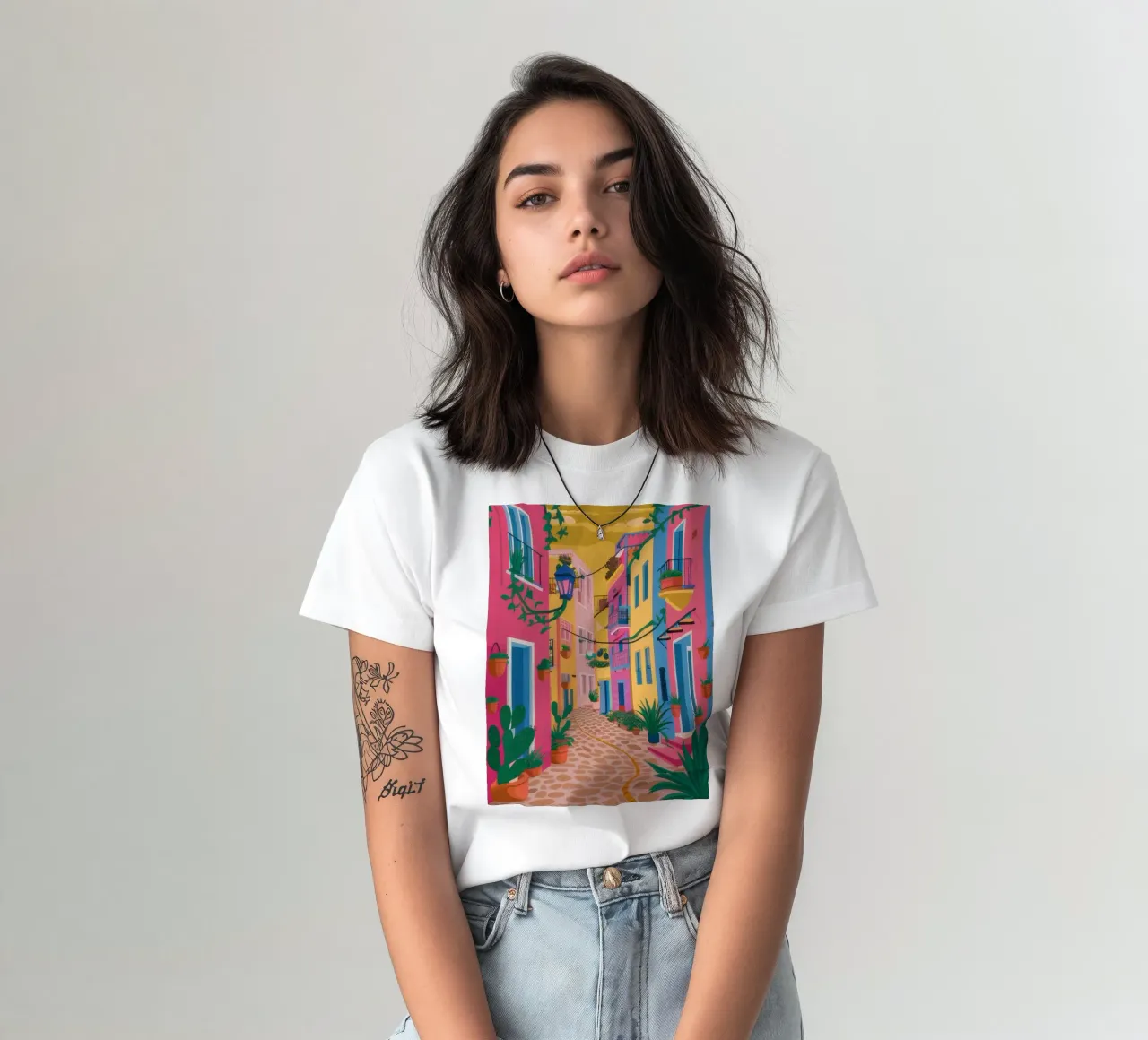 Cascata di colori di ciottoli t-shirt da Monuments Fire