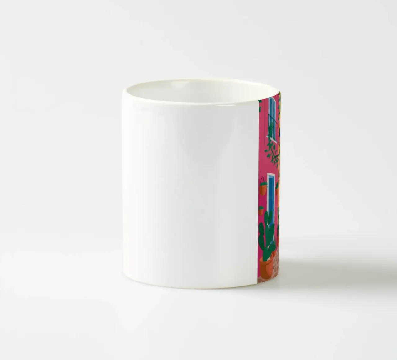 Cascata di colori di ciottoli tazza in ceramica da Monuments Fire