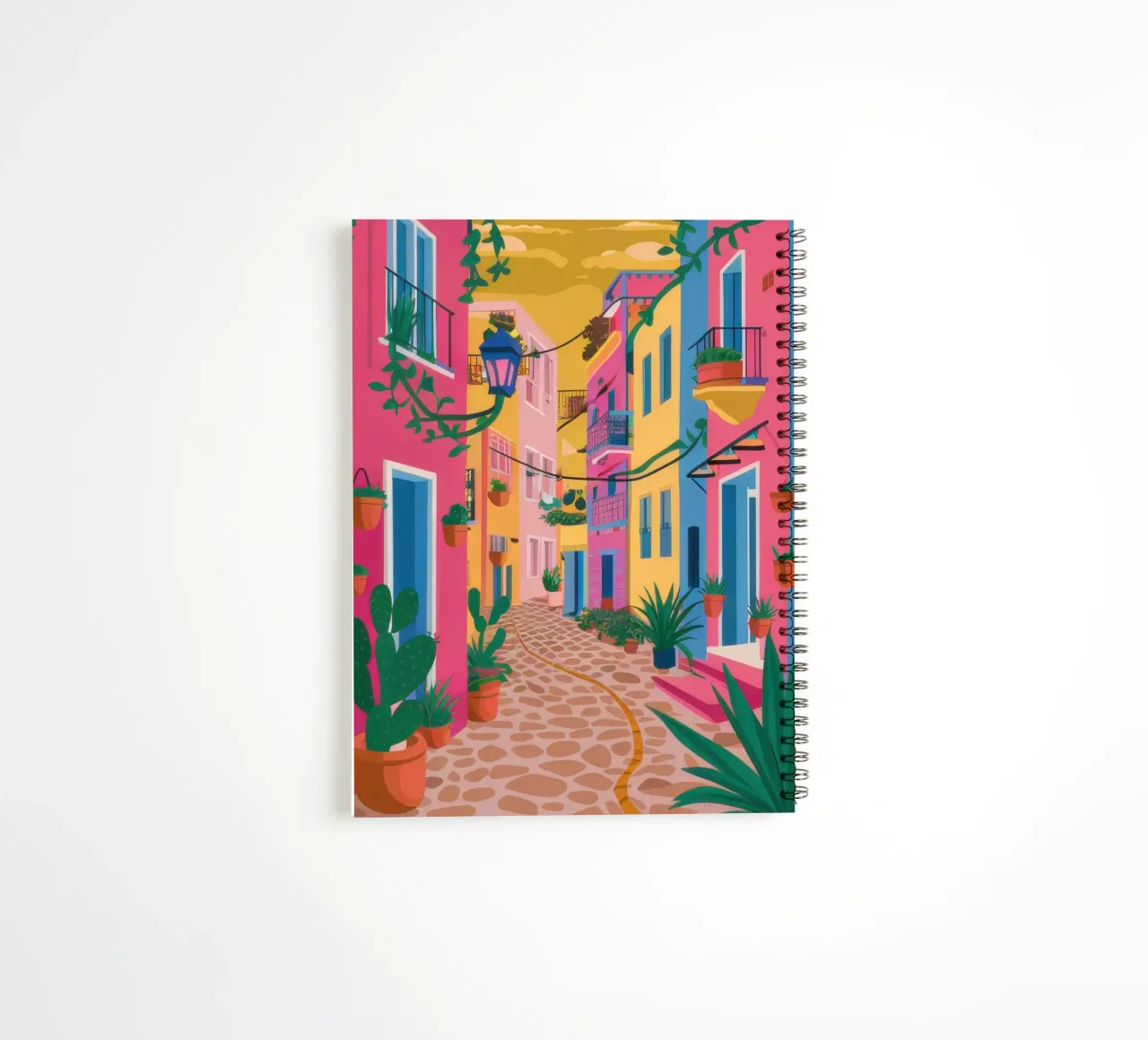 Cobblestone Color Cascade spiral notebook by Monuments Fire