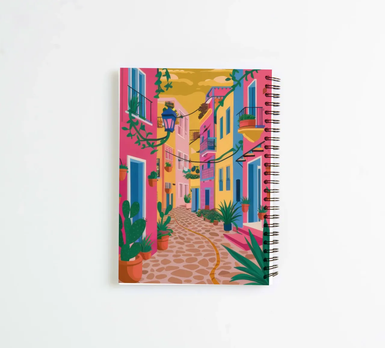 Cobblestone Color Cascade spiral notebook by Monuments Fire