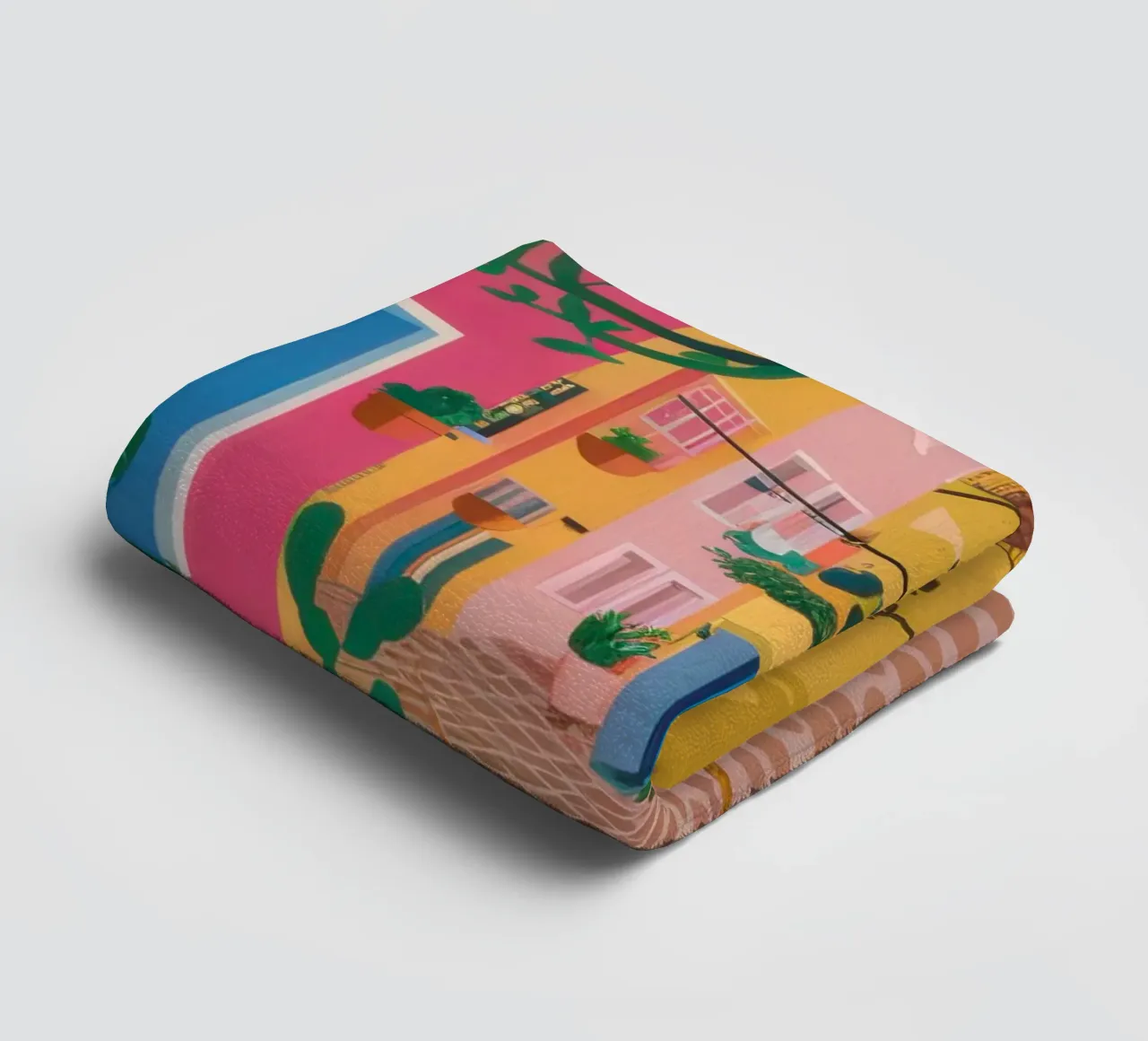 Cobblestone Color Cascade towel by Monuments Fire