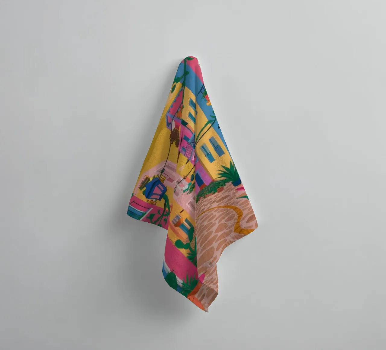 Cobblestone Color Cascade towel by Monuments Fire