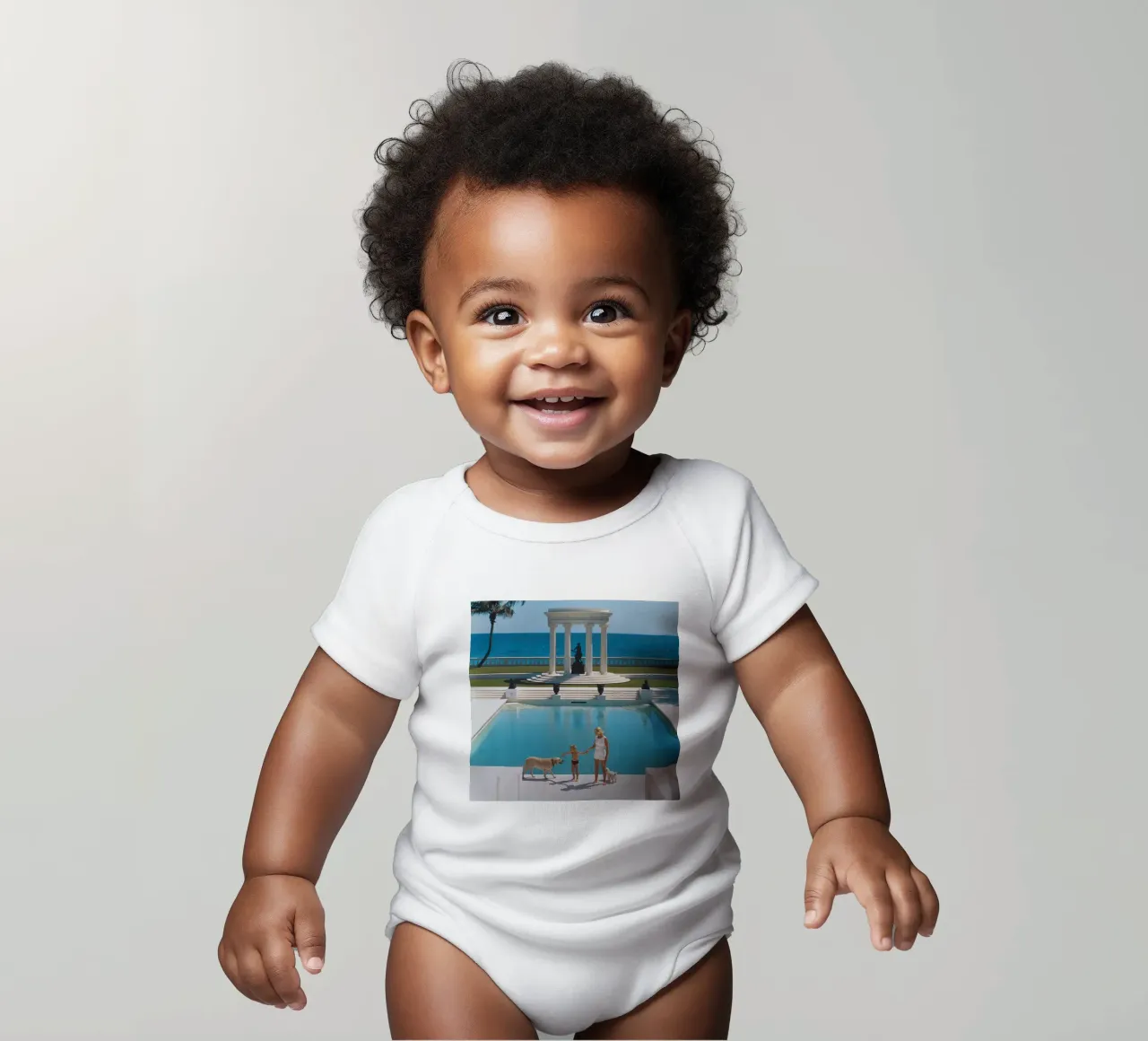 Nice Pool babyrompertje korte mouwen van jason shop