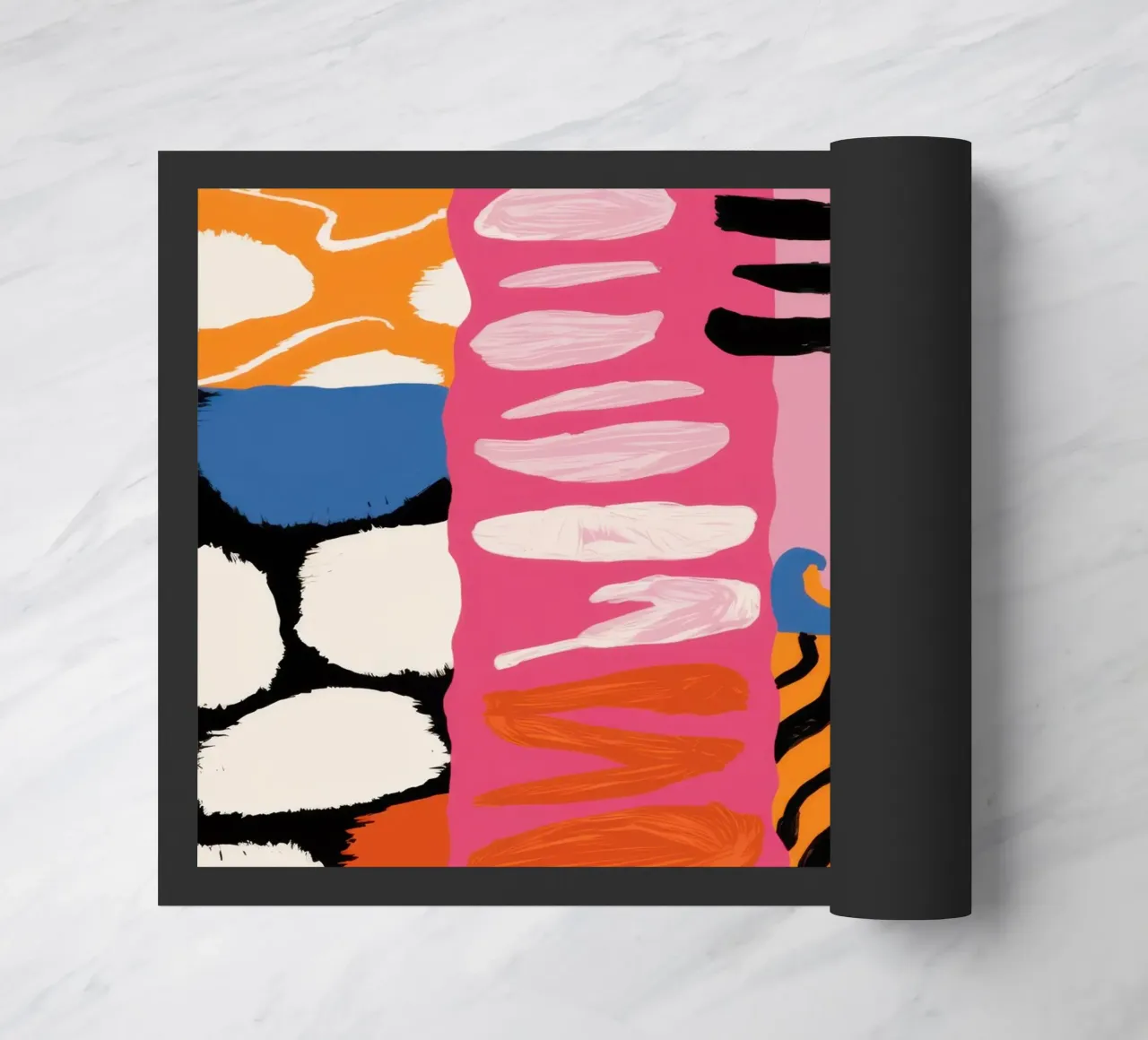 Chaotic Shape Harmony doormat by Monuments Fire