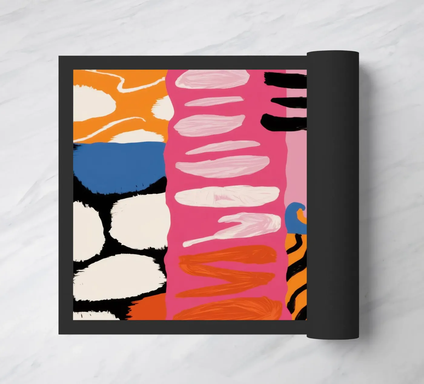 Chaotic Shape Harmony doormat by Monuments Fire