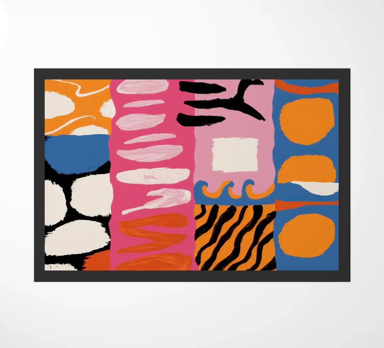 Chaotic Shape Harmony doormat by Monuments Fire