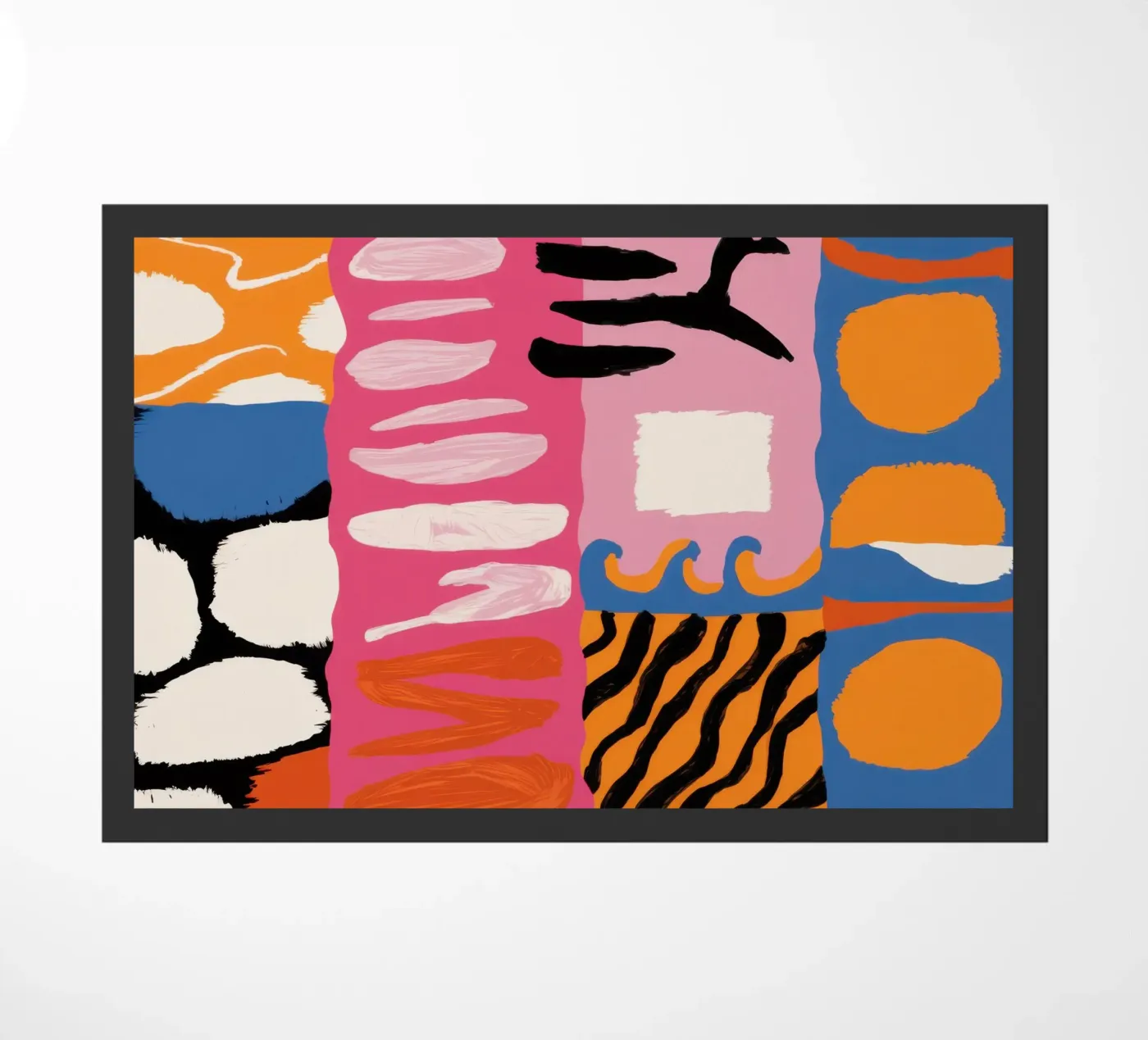 Chaotic Shape Harmony doormat by Monuments Fire