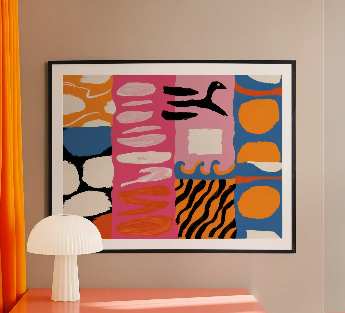 Chaotic Shape Harmony poster by Monuments Fire
