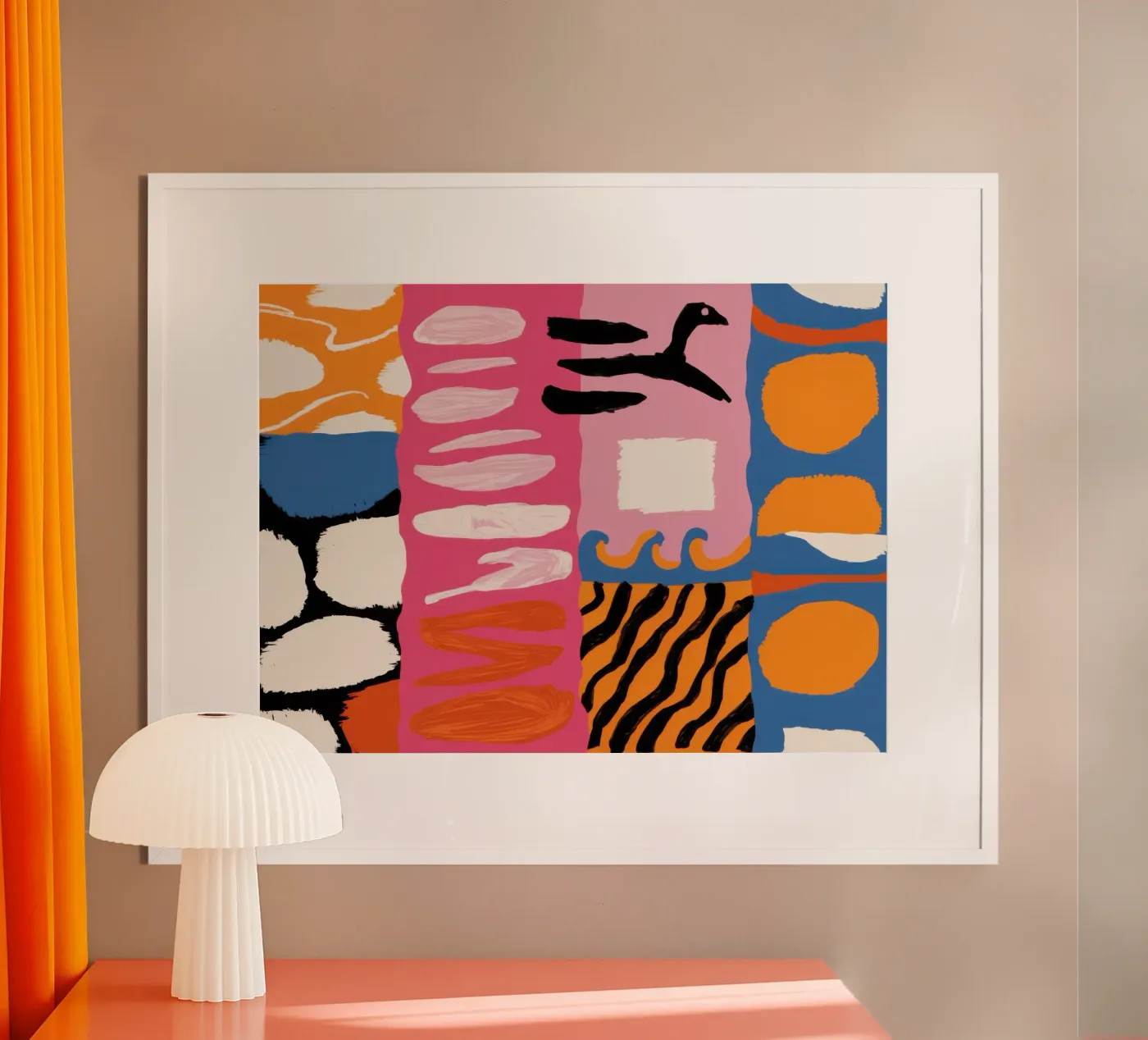 Chaotic Shape Harmony poster by Monuments Fire