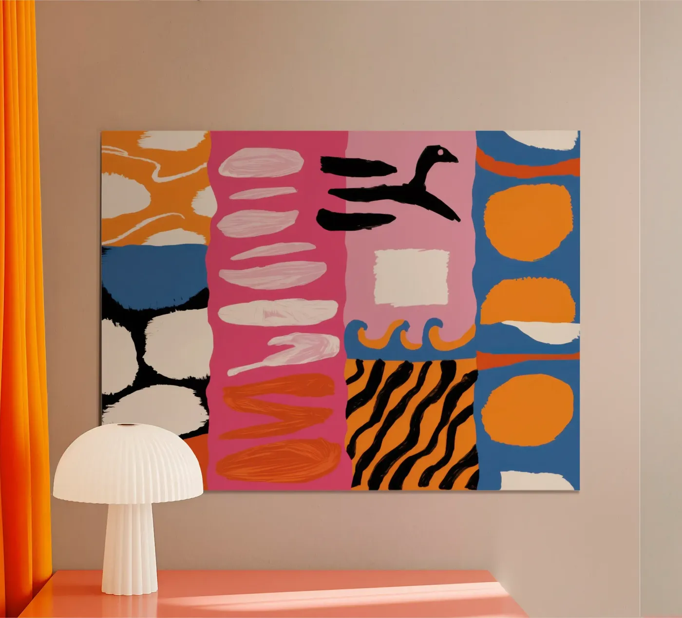 Chaotic Shape Harmony poster by Monuments Fire