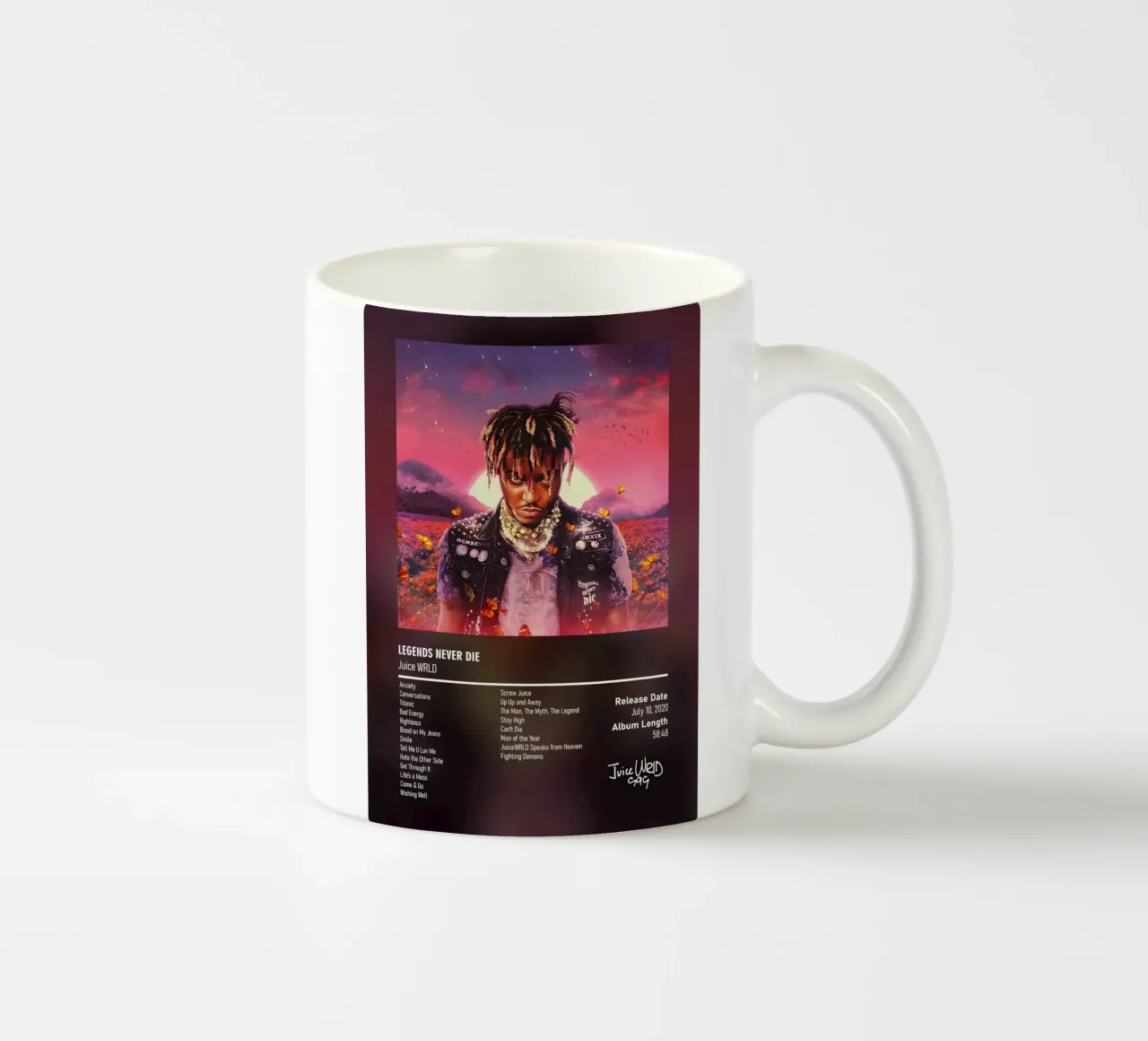 Legends Never Die Juice WRLD tazza in ceramica da DGUnder