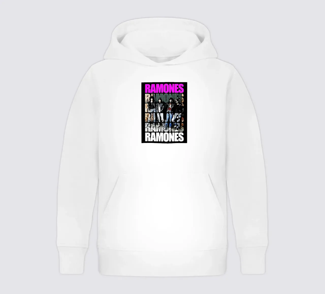 Ramones band musica Arte felpa bambino con cappuccio da music soul