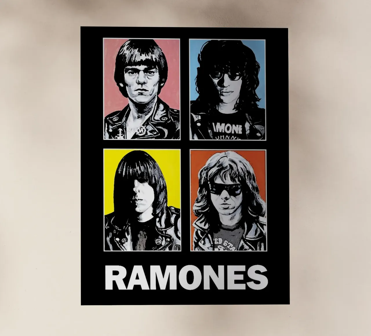Ramones band music 2 Art backlit film by music soul
