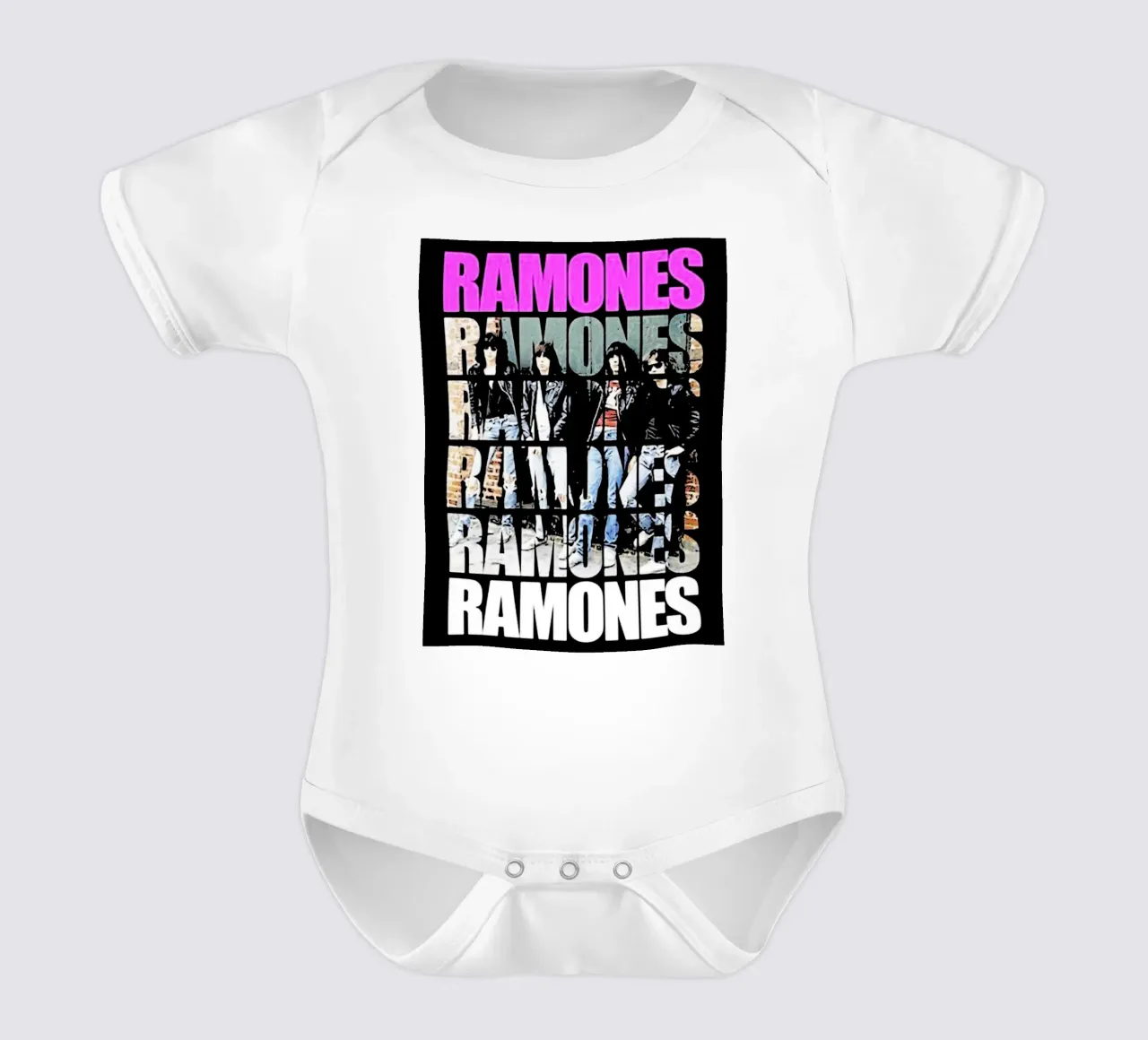 Musica della band Ramones 1 Arte body neonato maniche corte da music soul