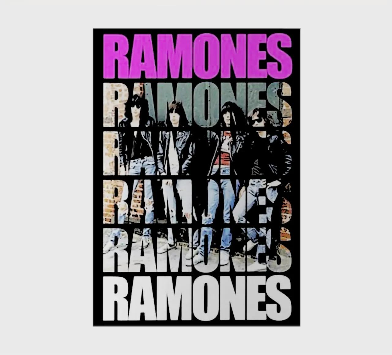 Ramones band music 1 Art notebook by music soul