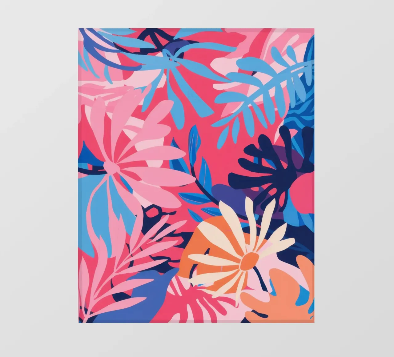 Fuchsia Jungle Haze photo wallpaper by Dream Gesso