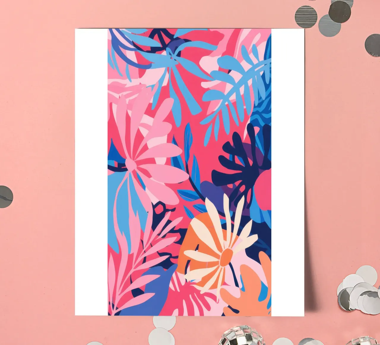 Fuchsia Dschungel Haze Stickerbogen von Dream Gesso