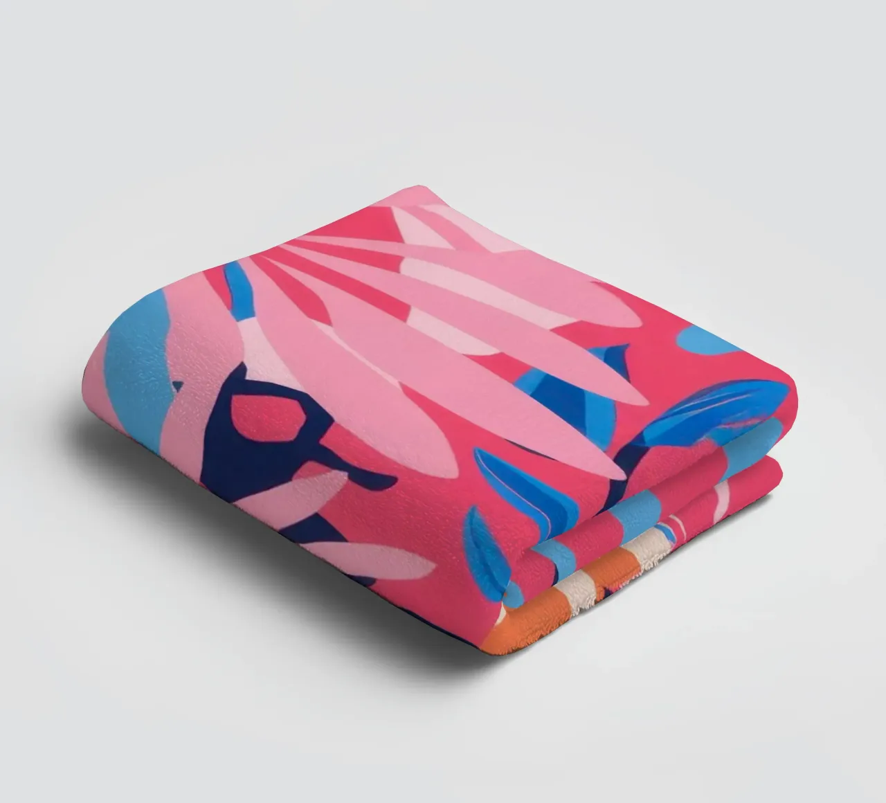 Fucsia Jungle Haze asciugamano da bagno da Dream Gesso