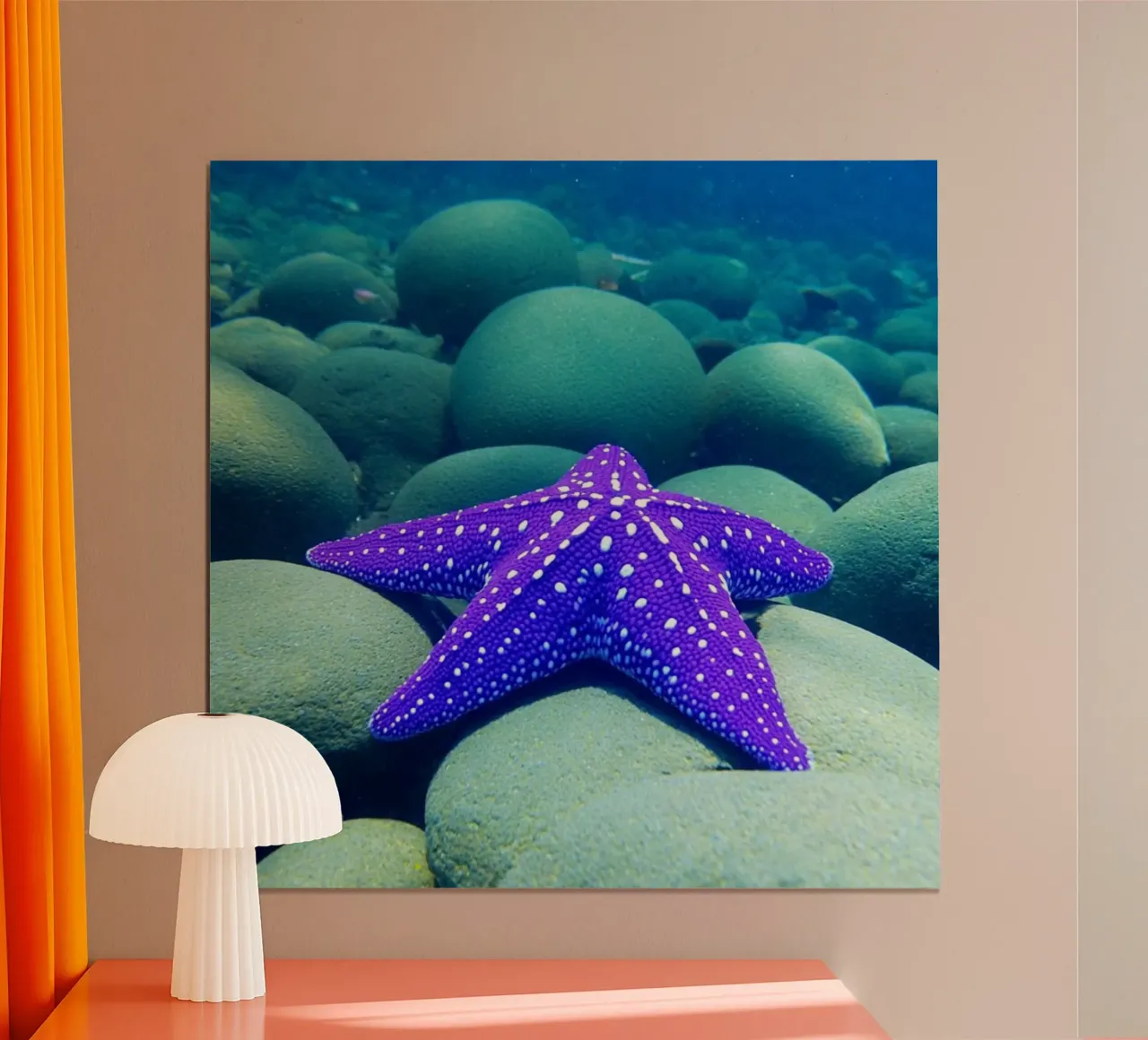 Das Flüstern des Ozeans Poster mit Kunststoffrahmen von PhotoVibe Decor