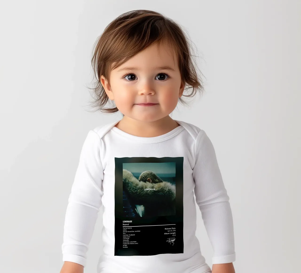 Lemonade (2016) by Beyoncé long-sleeve baby romper by DGUnder