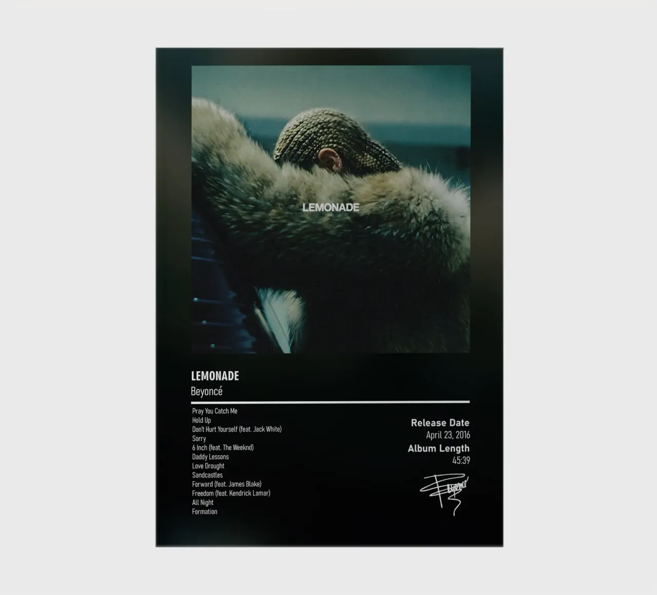 Lemonade (2016) by Beyoncé notebook by DGUnder