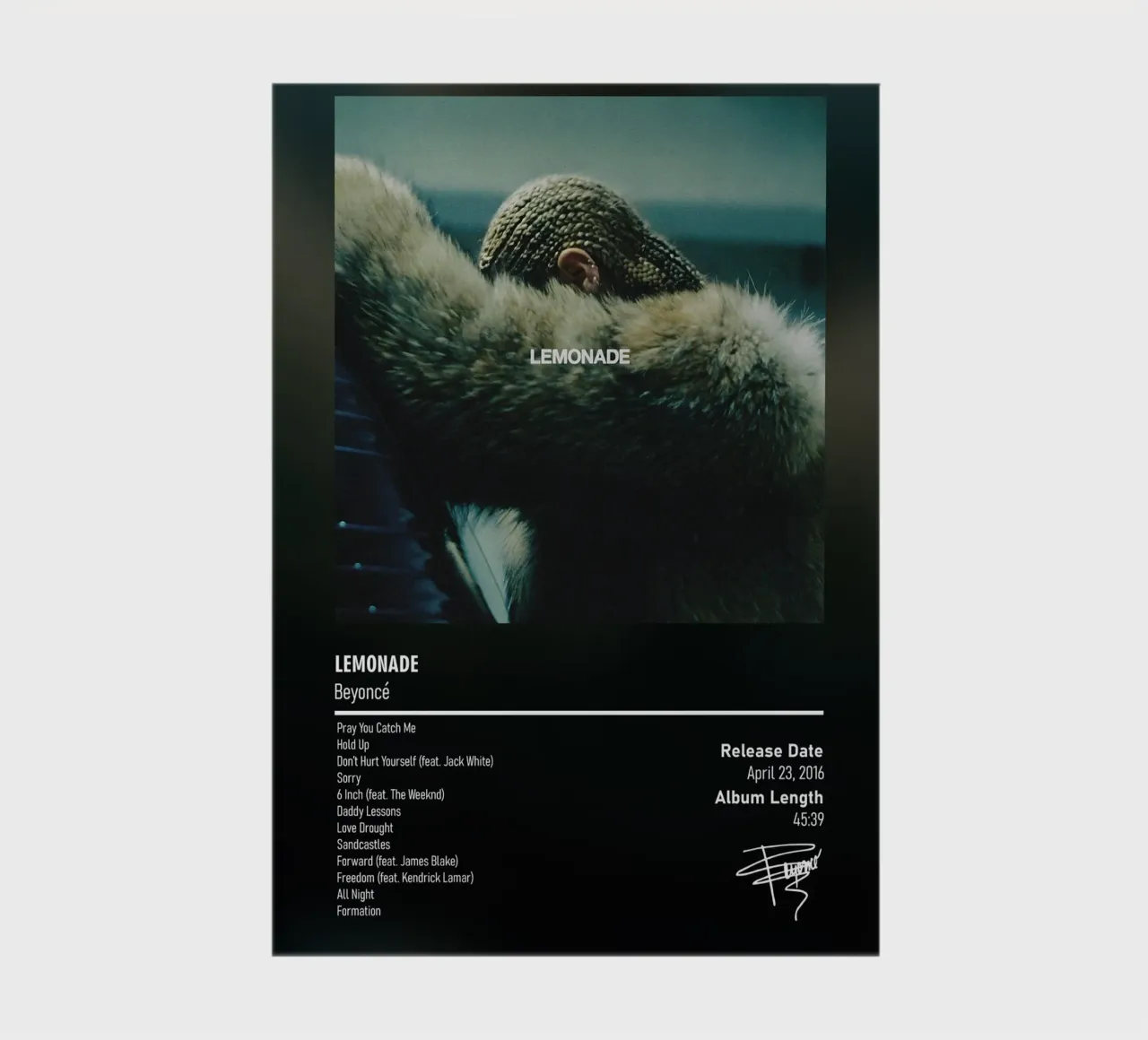 Lemonade (2016) by Beyoncé notebook by DGUnder