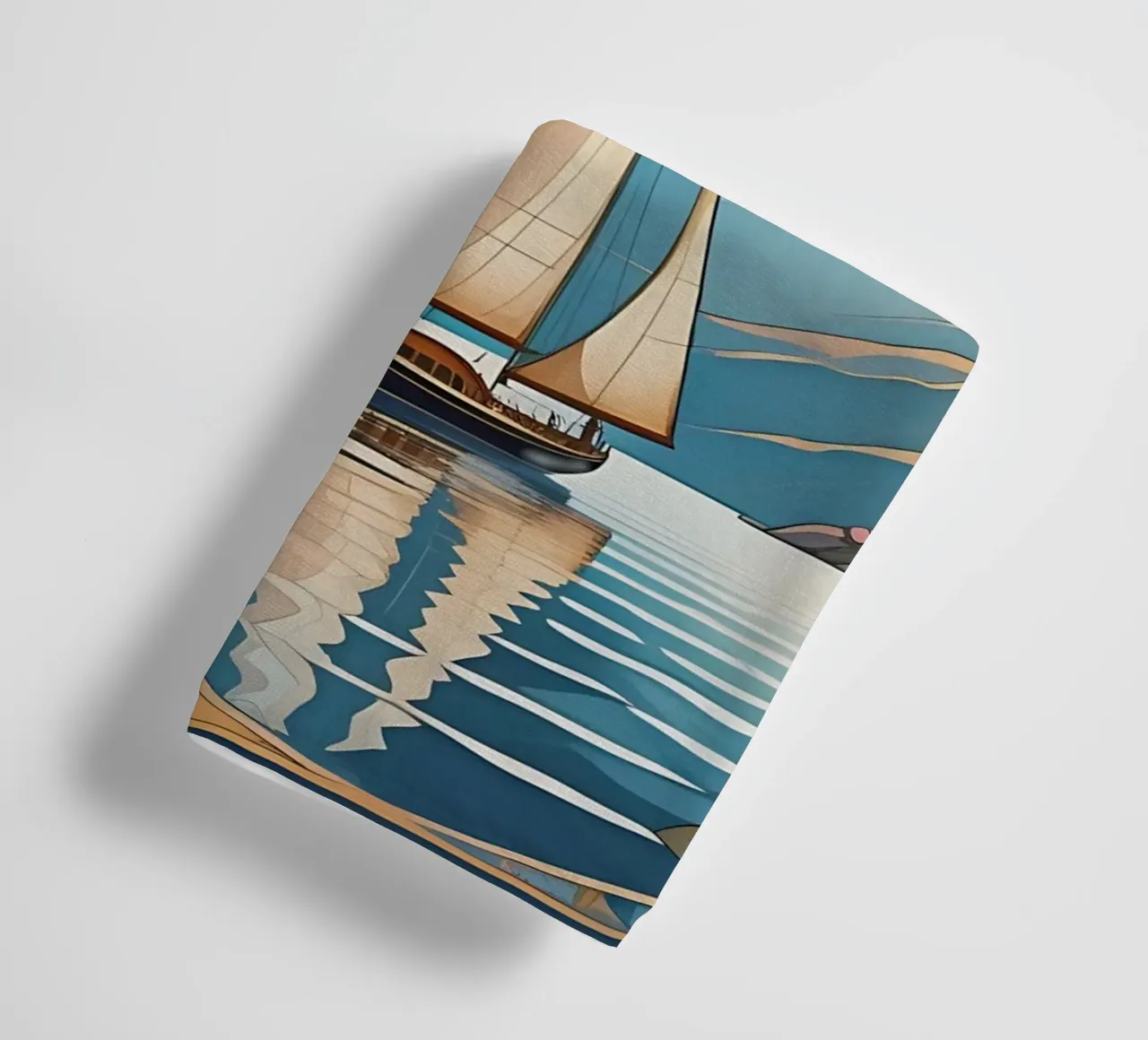 Barca a vela_4 asciugamano da bagno da Farb- und Blütenzauber by LK