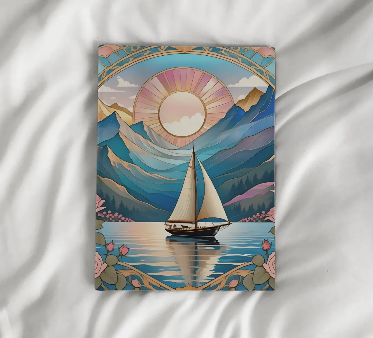 Sailboat_5 notebook by Farb- und Blütenzauber by LK