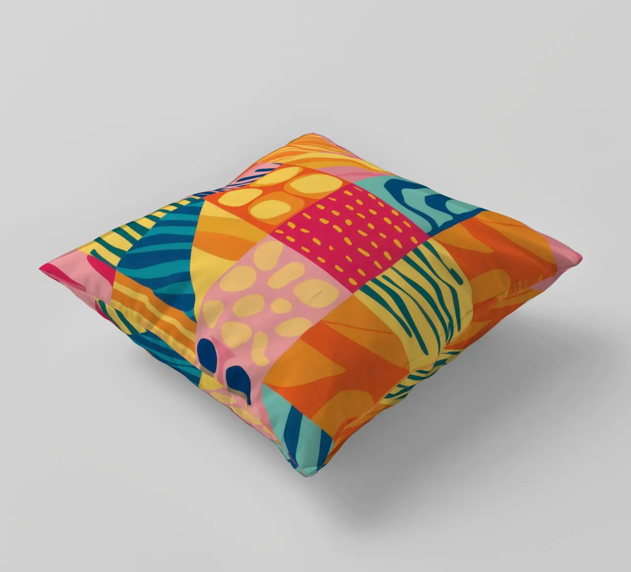 Gioia del patchwork cromatico cuscino da Dream Gesso