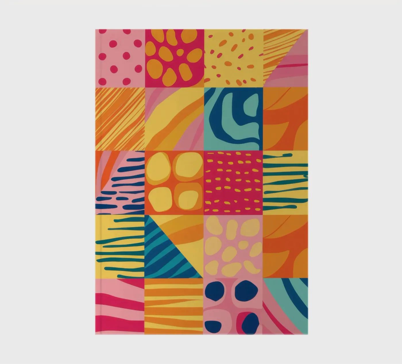 Chromatic Patchwork Joy notebook by Dream Gesso