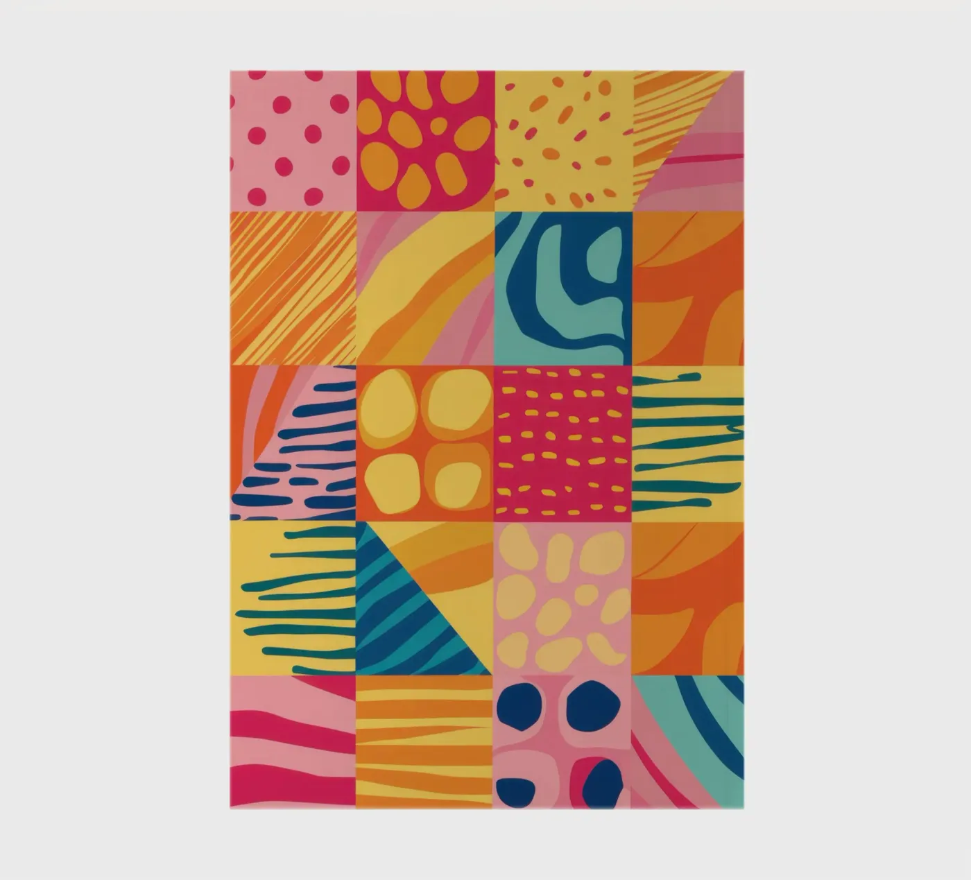 Chromatic Patchwork Joy notebook by Dream Gesso