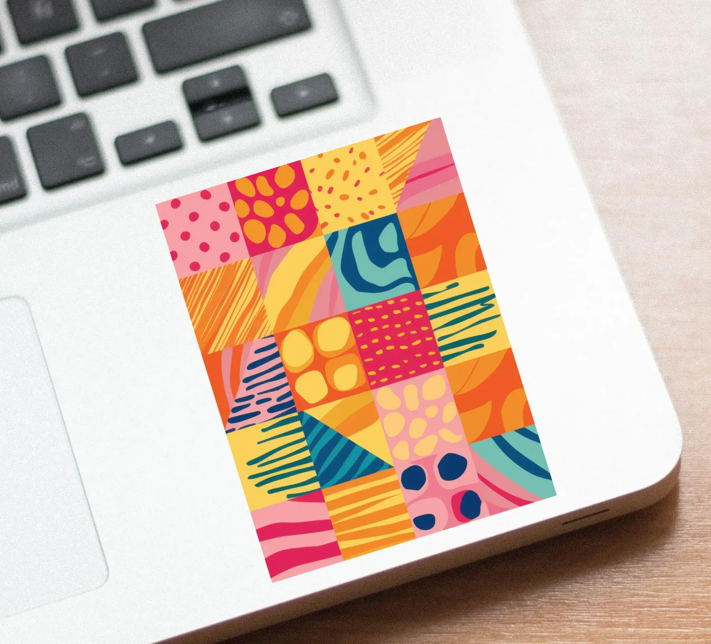 Chromatic Patchwork Joy sticker by Dream Gesso