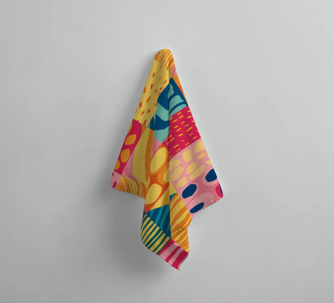 Gioia del patchwork cromatico asciugamano da bagno da Dream Gesso
