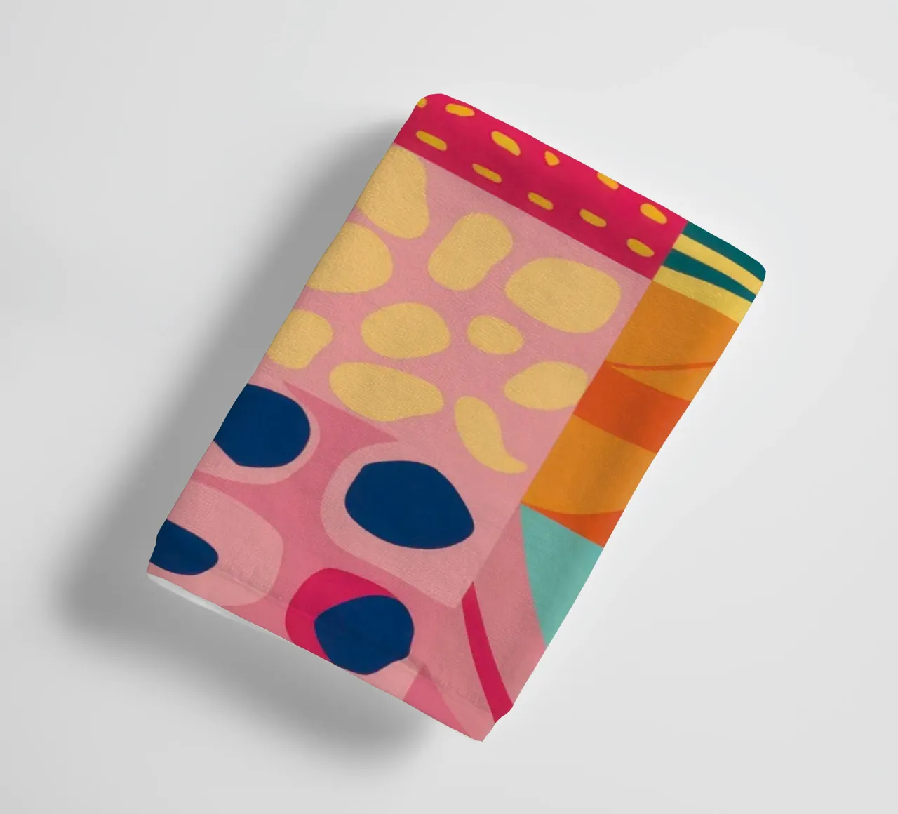 Gioia del patchwork cromatico asciugamano da bagno da Dream Gesso