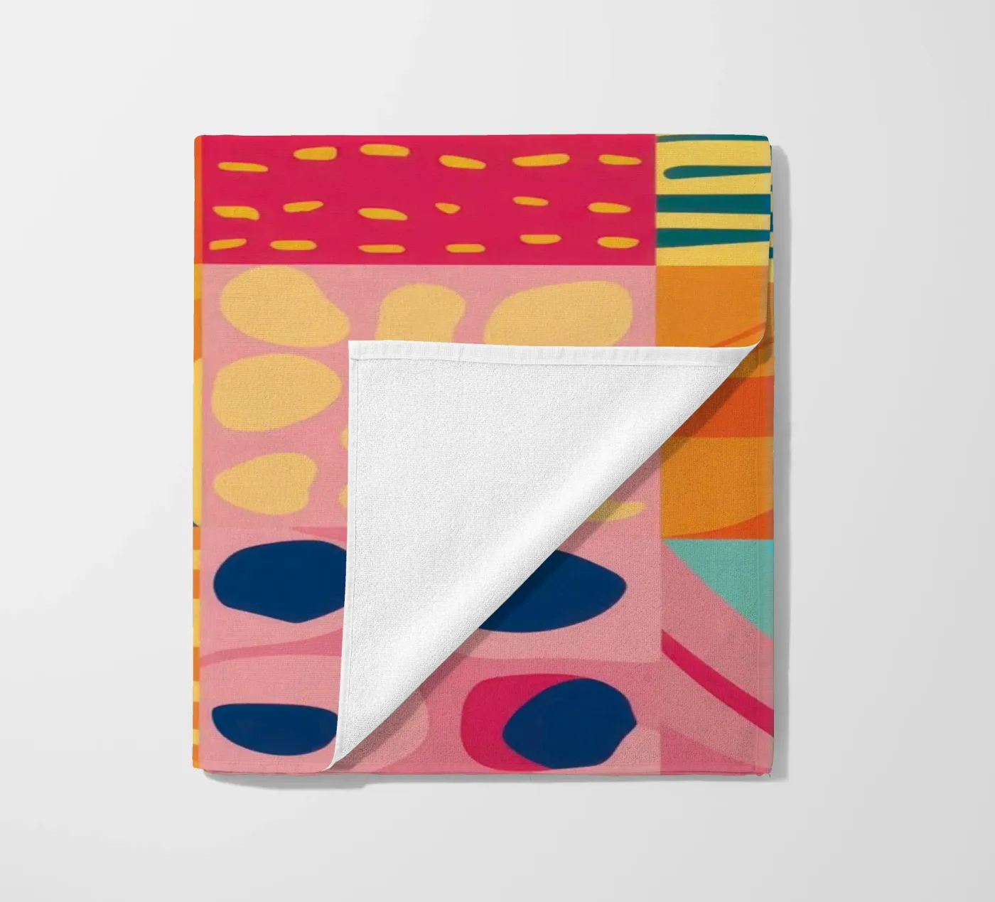 Gioia del patchwork cromatico telo mare da Dream Gesso