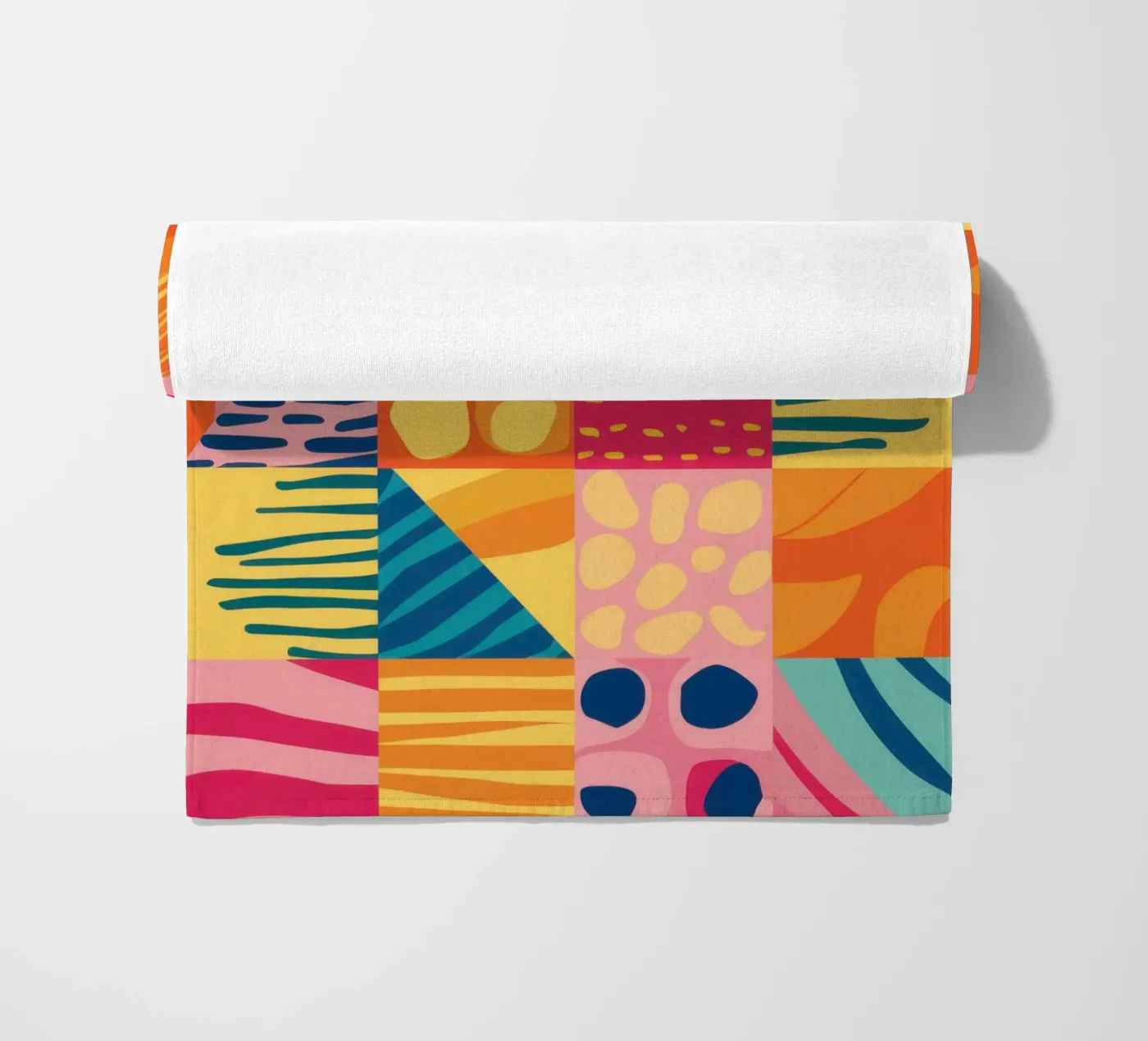 Gioia del patchwork cromatico telo mare da Dream Gesso