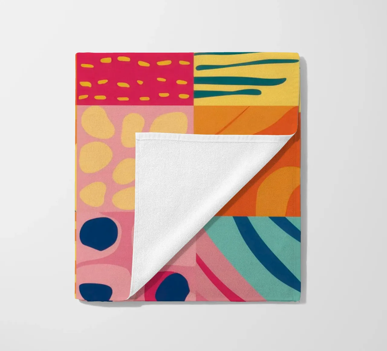 Gioia del patchwork cromatico telo mare da Dream Gesso