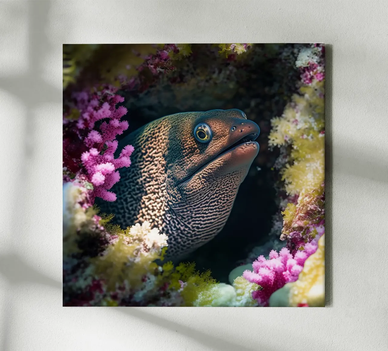Whispers of the Ocean canvas with Floater frame by PhotoVibe Decor