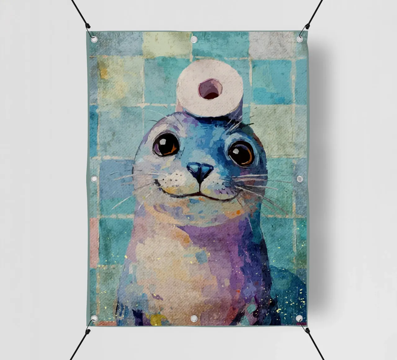 Sigillo con cappello di carta igienica telo in pvc da Terry Jason Kratz